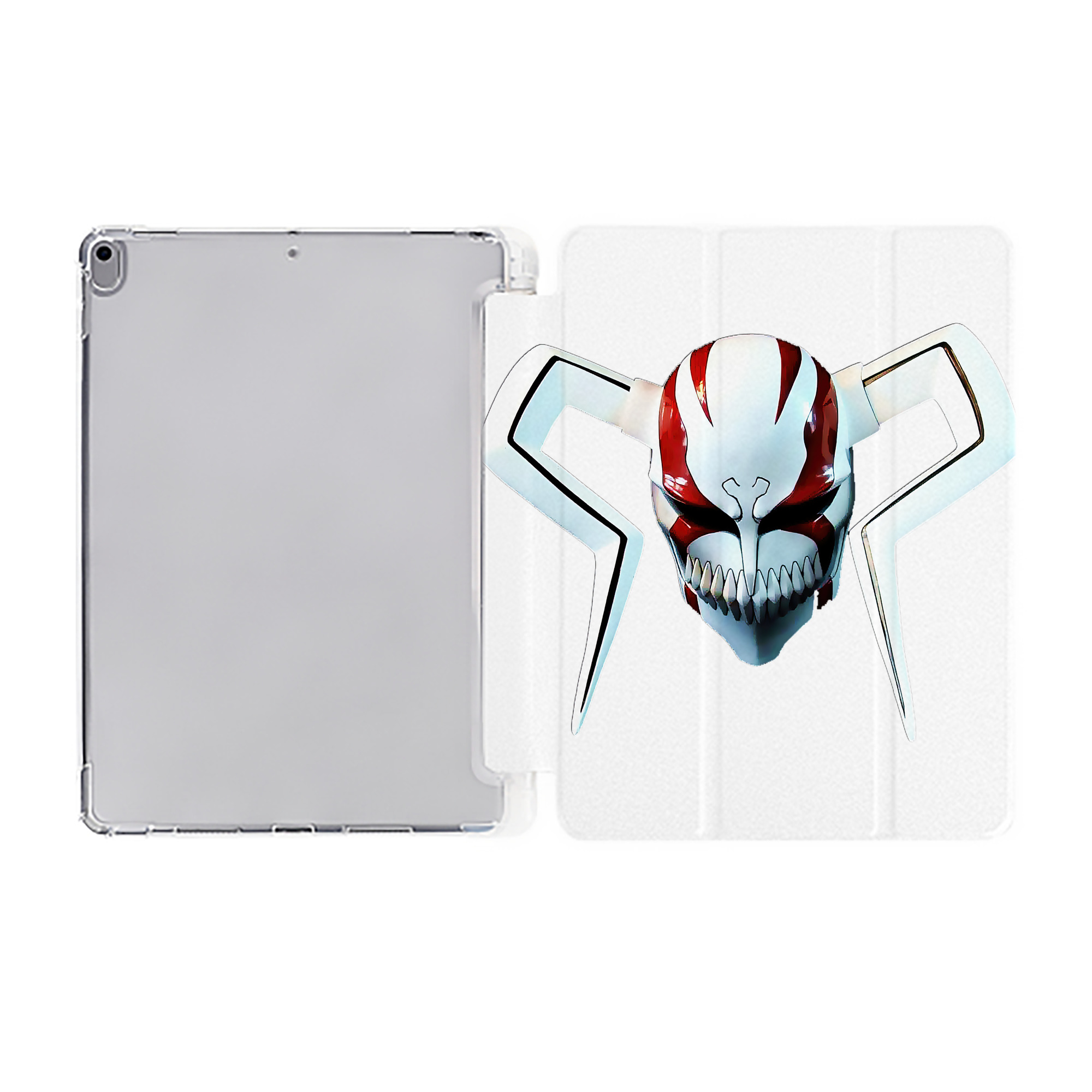 （画像用） ブリーチ 黒崎一護（くろさき いちご）BLEACH Kurosaki Ichigo IPad ケース ペン収納付き 三つ折りスタンド PUレザー×シリコン 対応機種9.5/10.5/10.9インチ